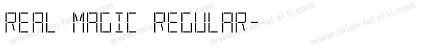 Real Magic Regular字体转换